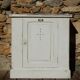 Antique small workshop/trade cabinet - Fir wood sideboard with zinc top