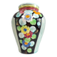 Vase 1950 cerdazur Monaco floral decor