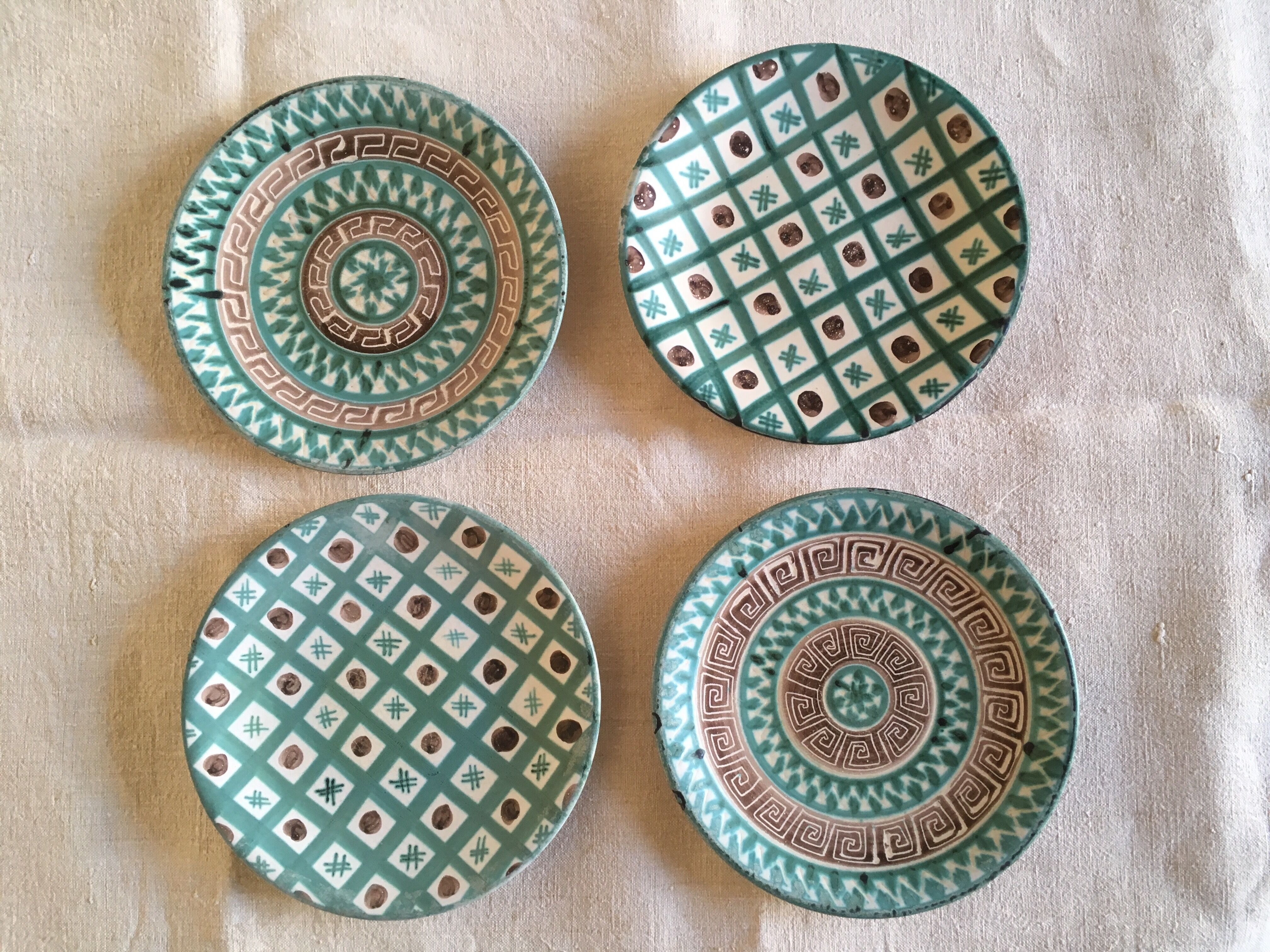 Platters Vallauris 60s Robert Picault