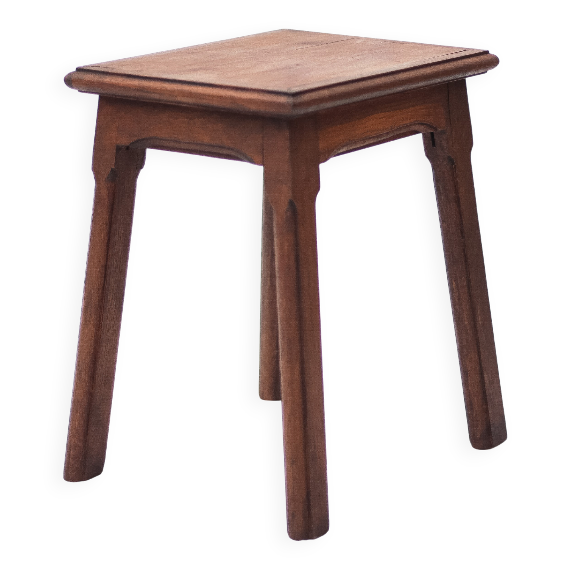 Tabouret bois vintage, tabouret d'appoint, table basse, porte-plante