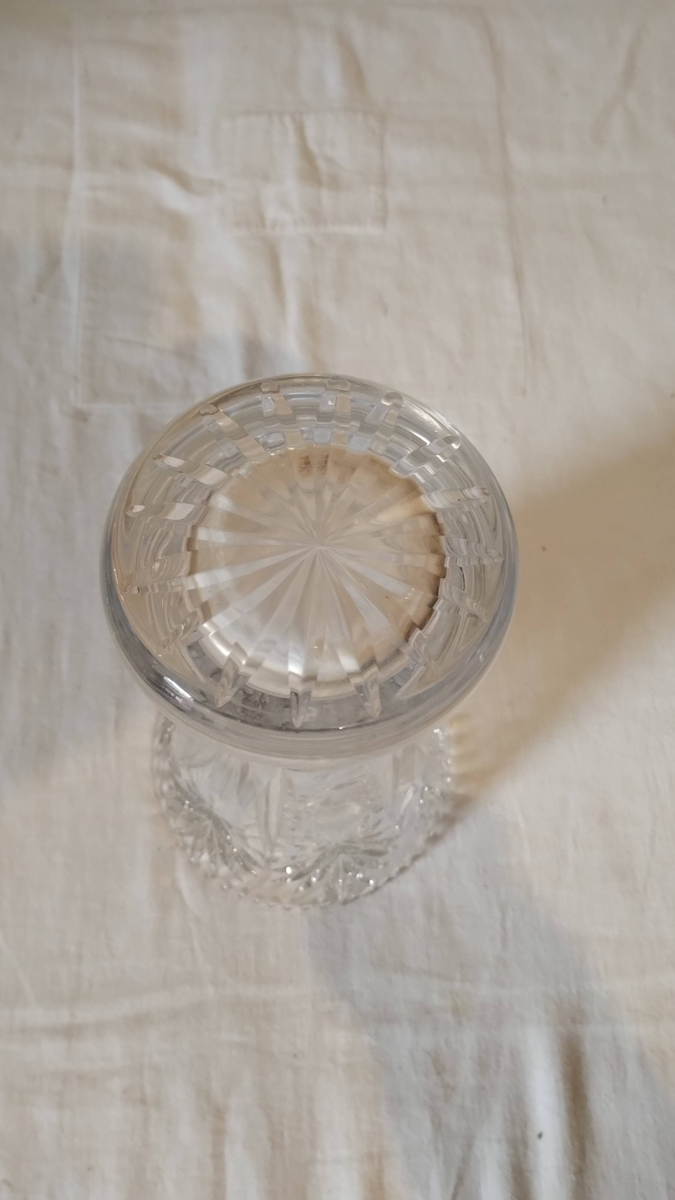 Beautiful crystal vase