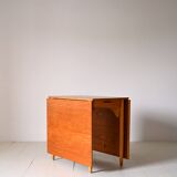 Vintage dining table with wings