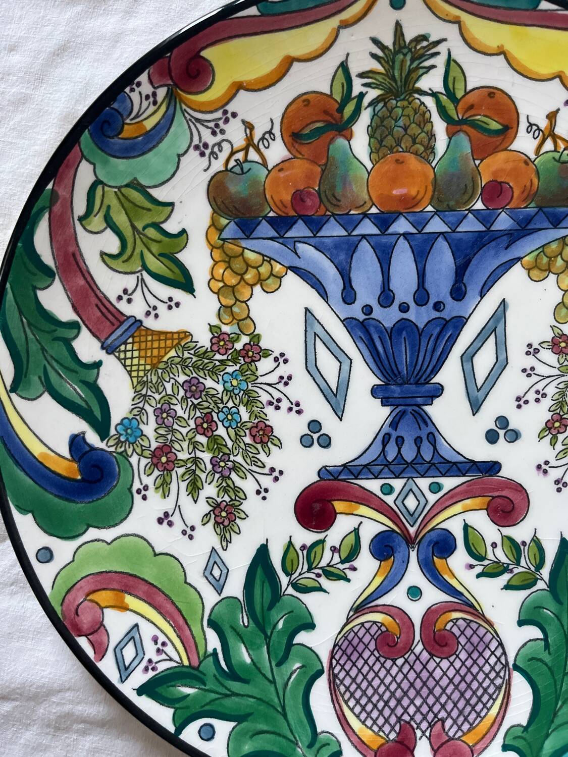 Spanish faience plate