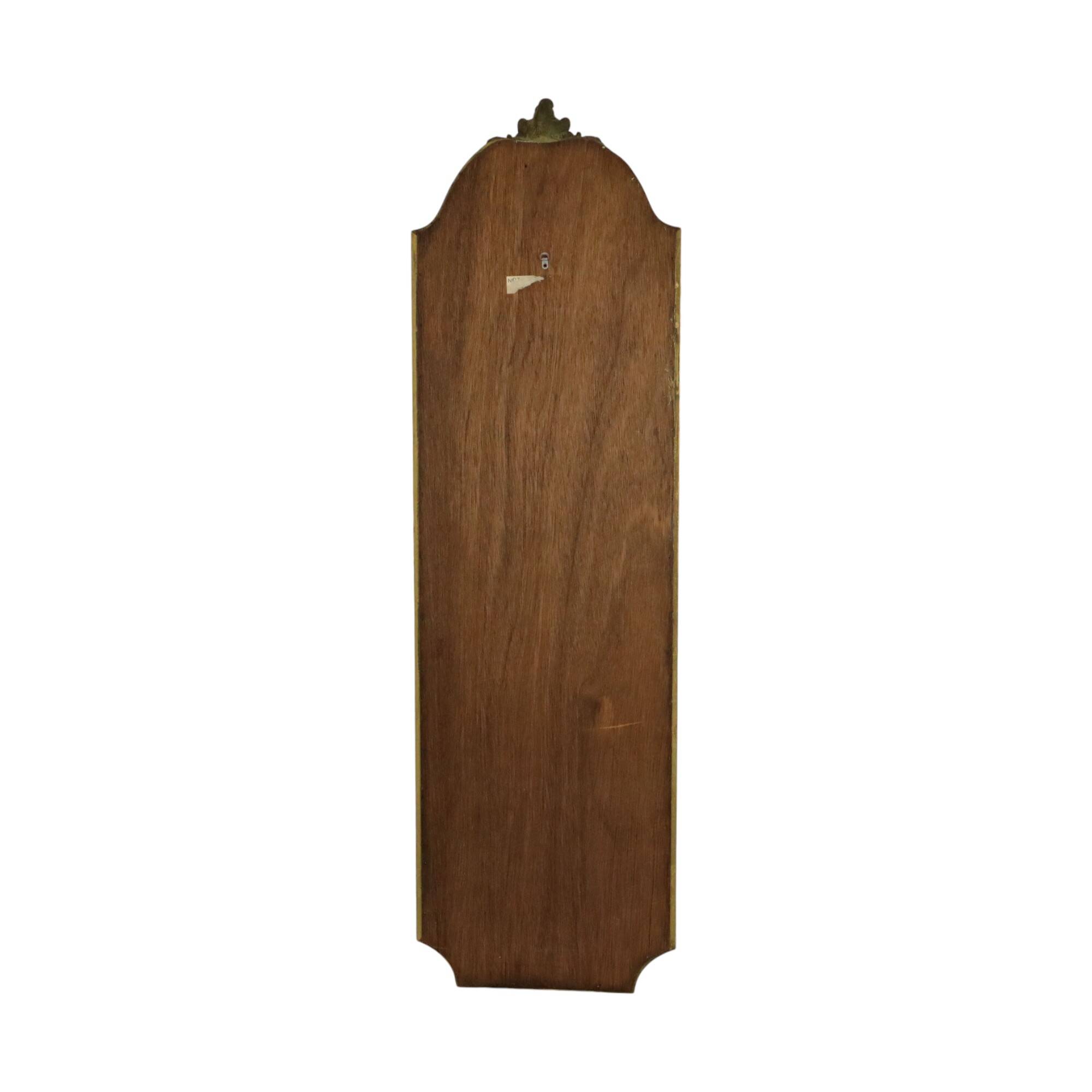Deknudt Narrow Hall Mirror Gold Gilded Classic Acanthus Crown 138cm