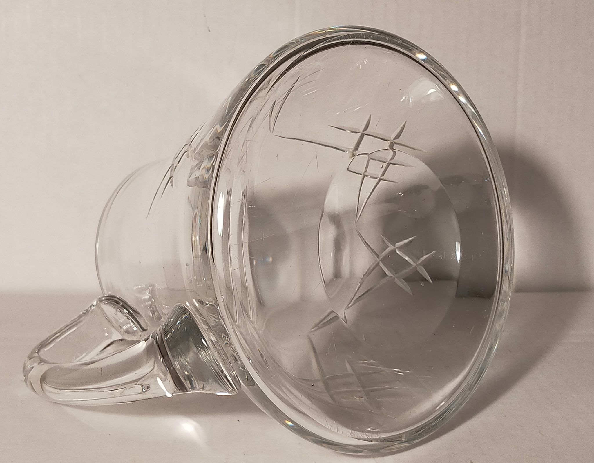 Crystal water pitcher early twentieth century