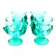 Set of 4 Luminarc coquetiers in glass