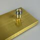 60s 70s peill & putzler cube wall lamp wall sconce ice glass space design
