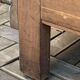 Antique celadon glass Parisian wardrobe H162