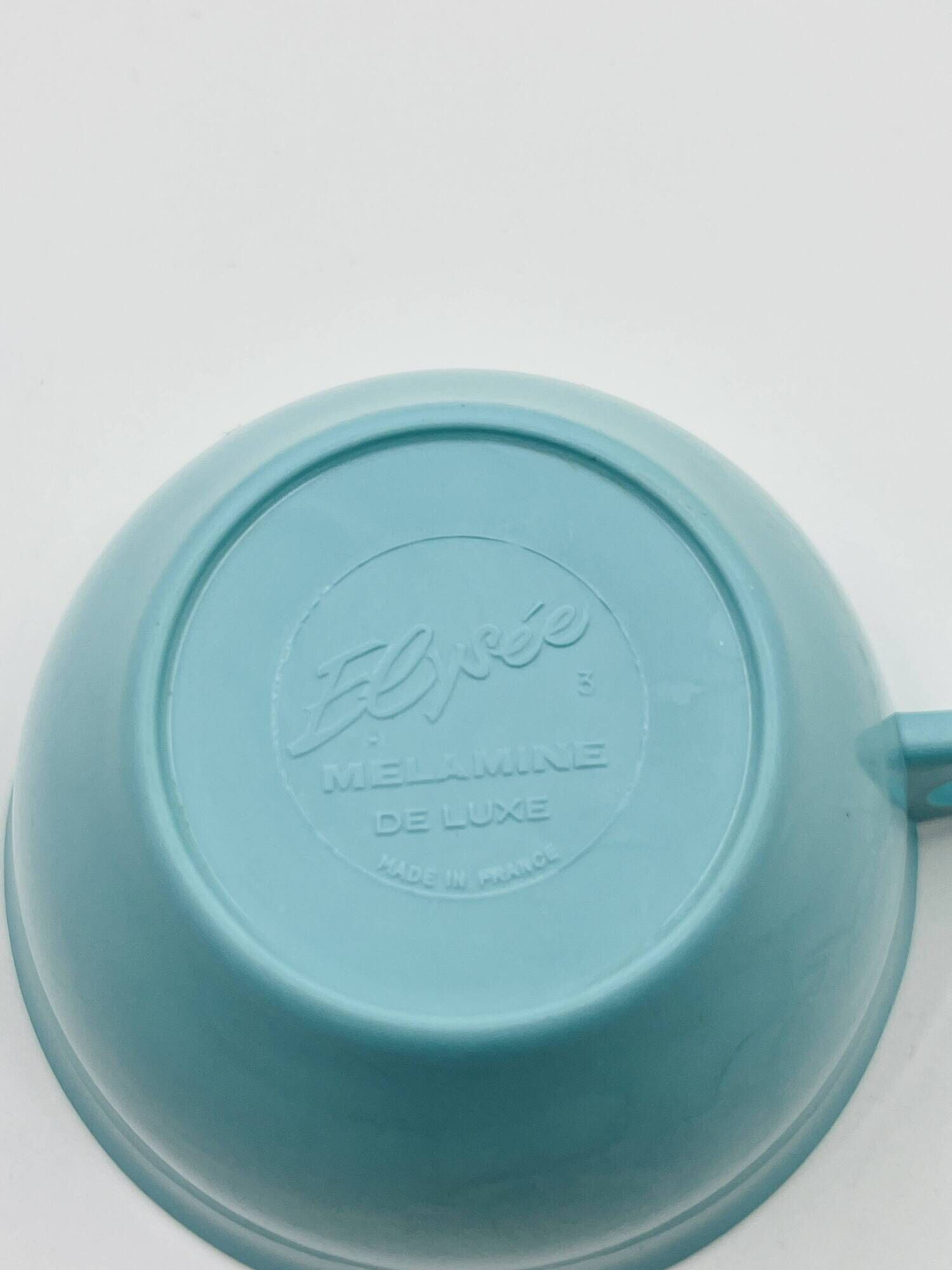 Élysée cup and saucer set in melamine