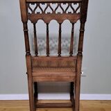 Deux chaises cannées style Henri II