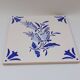 Vintage Hand-Painted Portuguese Azulejos Tiles - 15x15 cm
