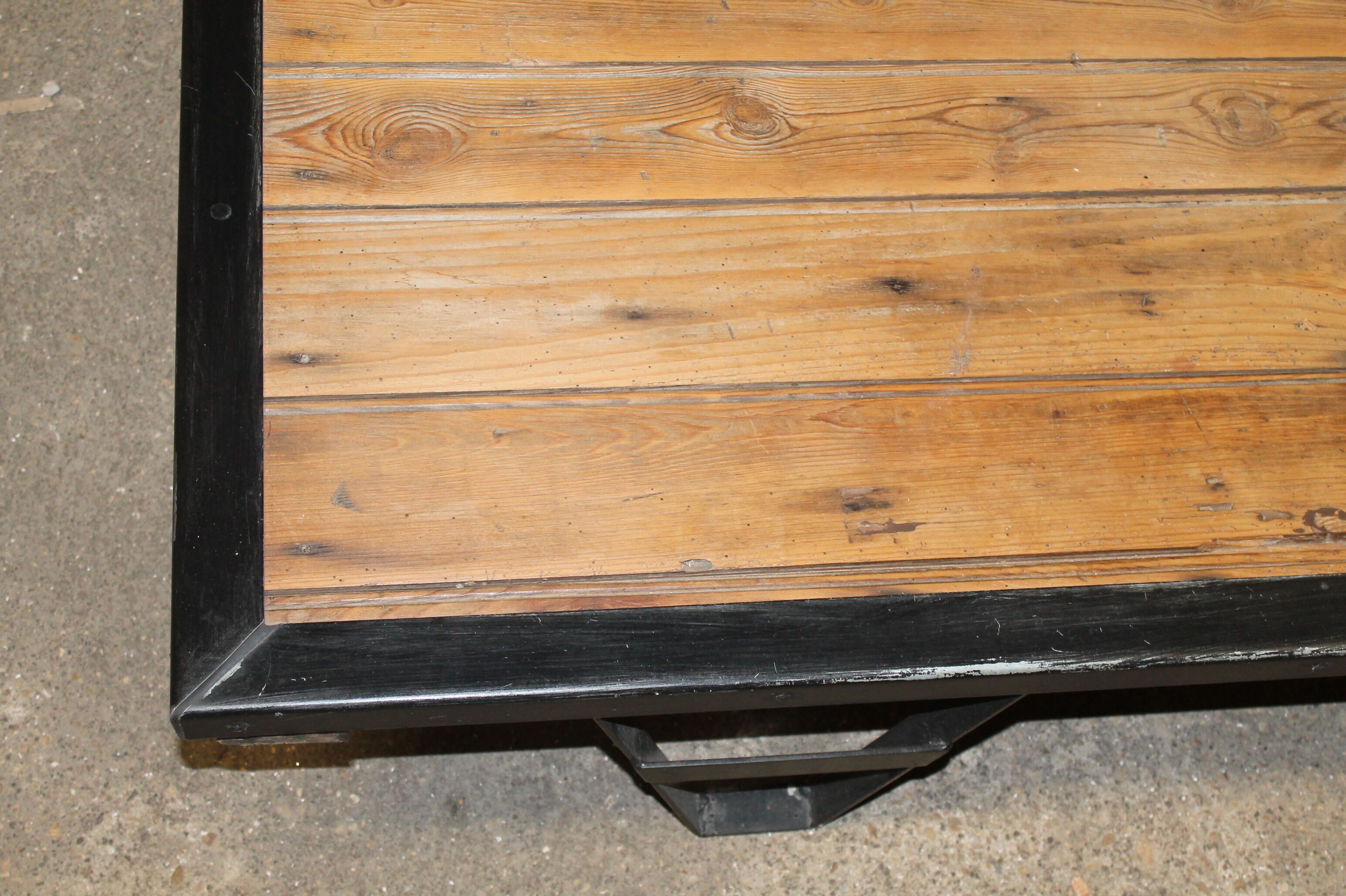 Industrial coffee table