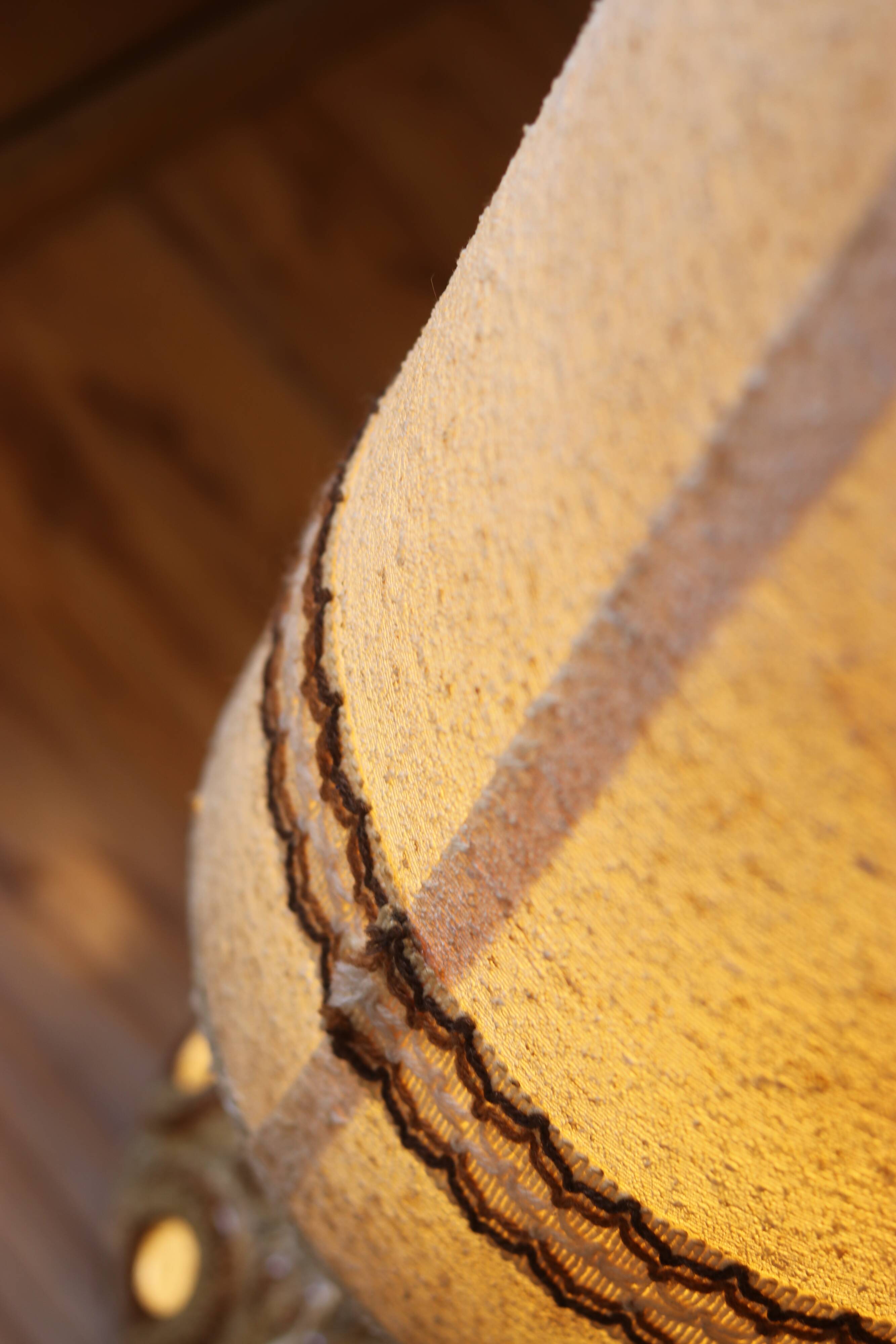 Large vintage German floor lamp from the 1970s.