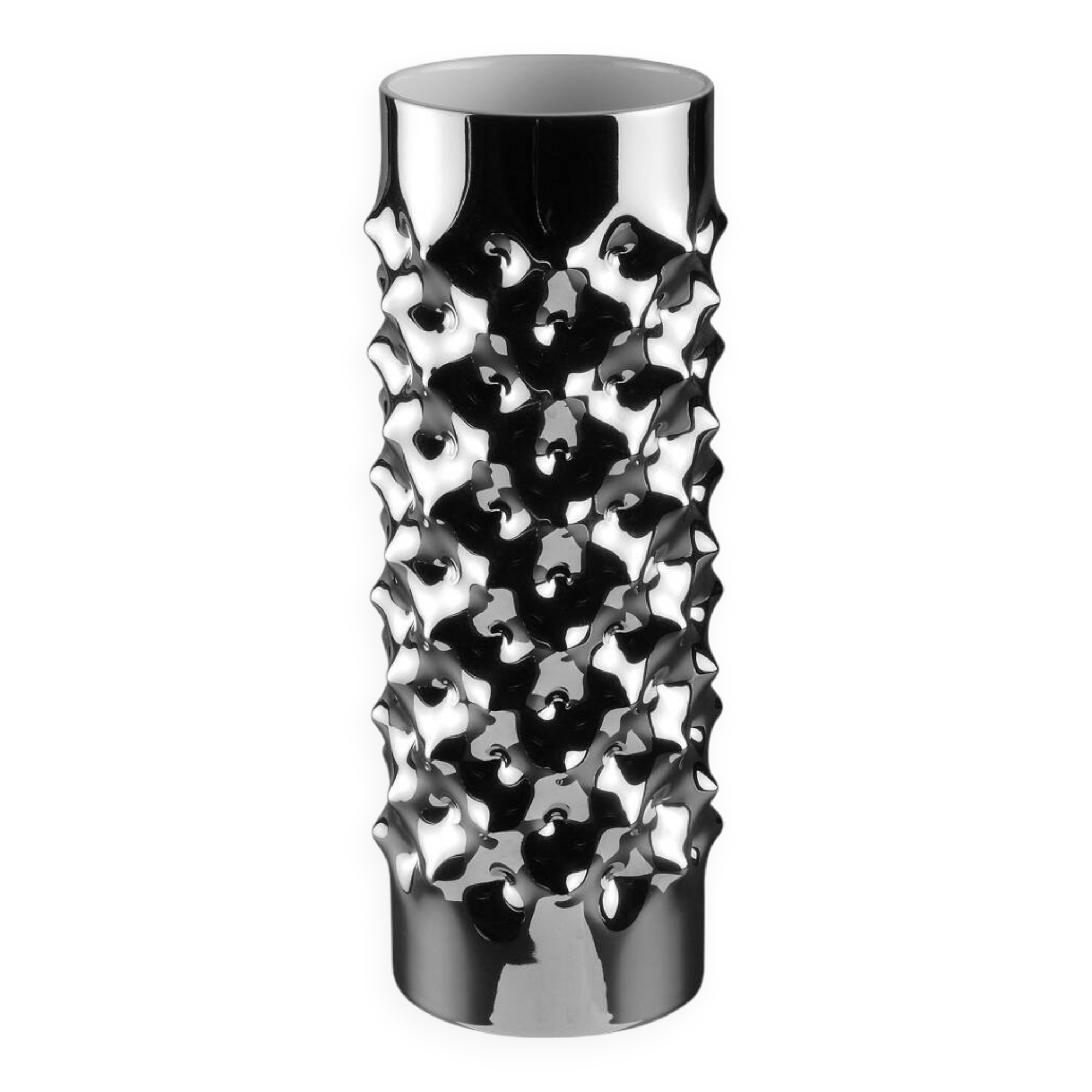 Vintage Platinum Vase • “Vibrations” • Rosenthal • 1970