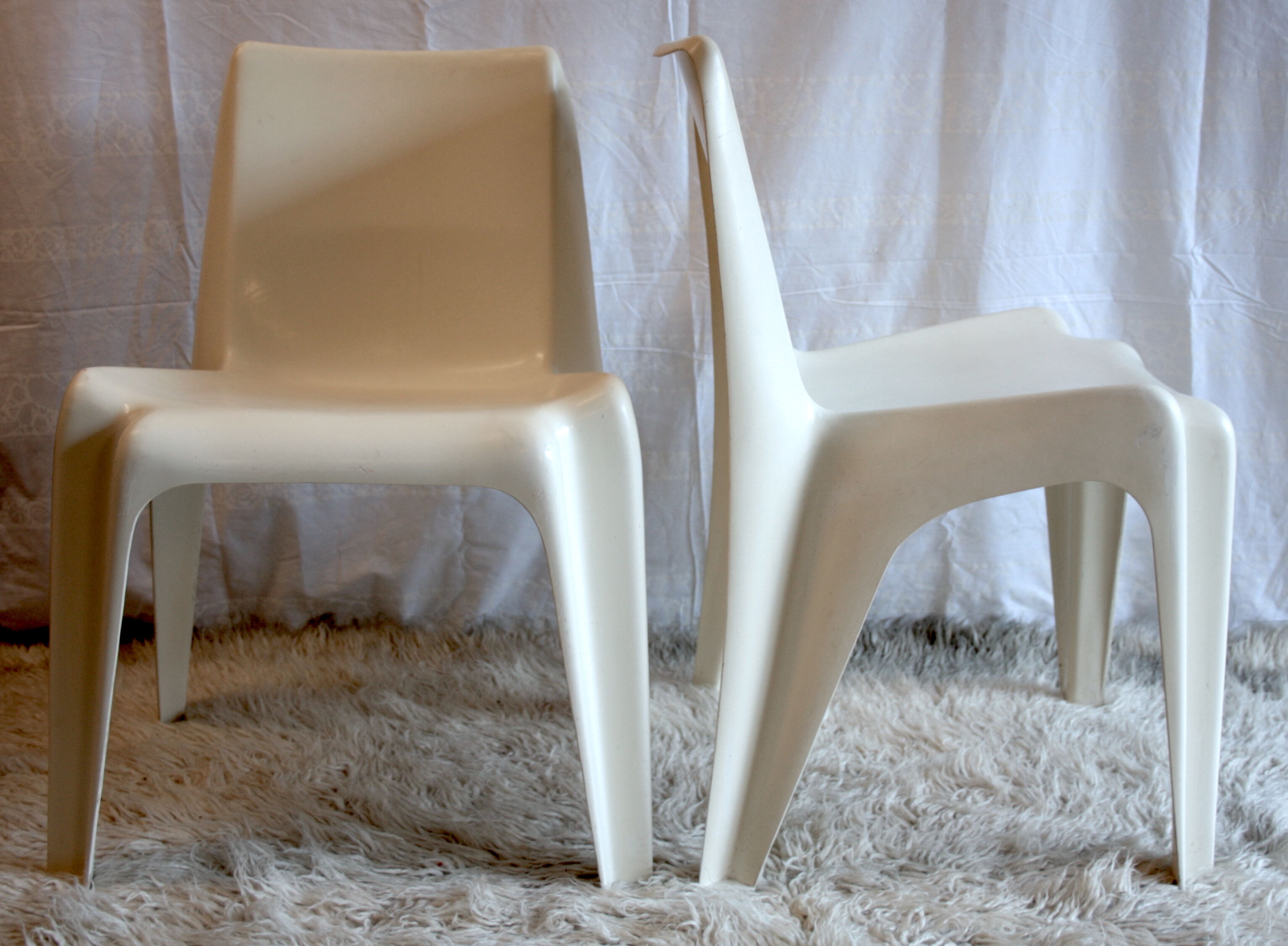 Set of 4 chairs BA 1171 by Helmut Batzner circa 60