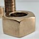 Box case solid brass shape nut bolt design 70s