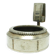 Match holder with ashtray, Art Nouveau, silver-plated brass, Austria, early 20th century