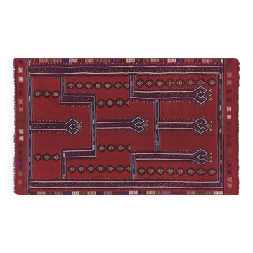 Vintage Turkish Oushak Rug Handwoven 144x240 cm