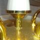 Vintage 1970s Franco Luce Murano Glass Ceiling Chandelier Made in Italy