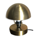 Art Deco-style mushroom lamp in gilded brass