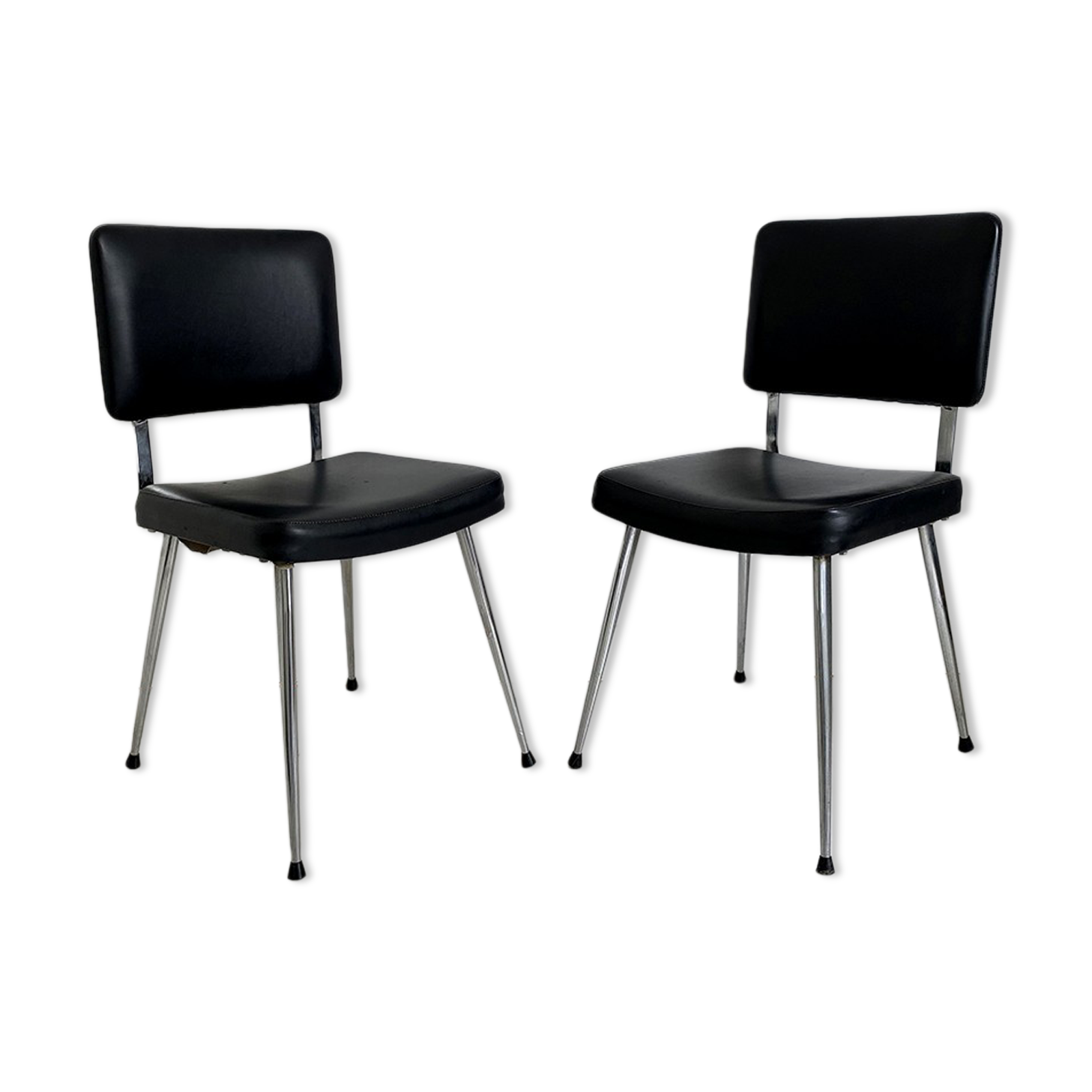 Pair of OEM Strafor vintage 70's office chair