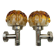 Pair of N Leuchten Wall Sconces Bubble Glass
