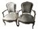 Pair of cabriolet armchairs in Louis XV style