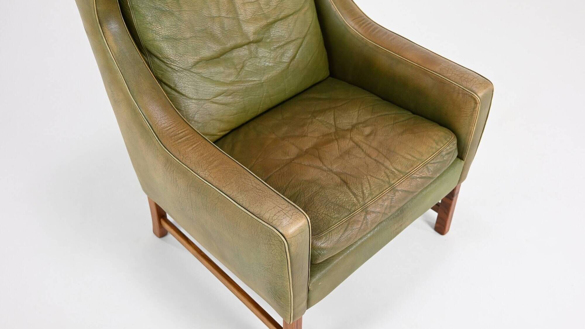 Fredrik Kayser, Wingback Armchair, Model 965h For Vatne Møbler. C.1960