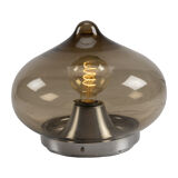 Brown glass 'drop' dijkstra lamp