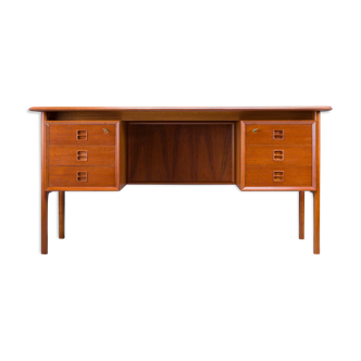 Mid-Century Teak Desk by Arne Vodder, Denmark, 1960s