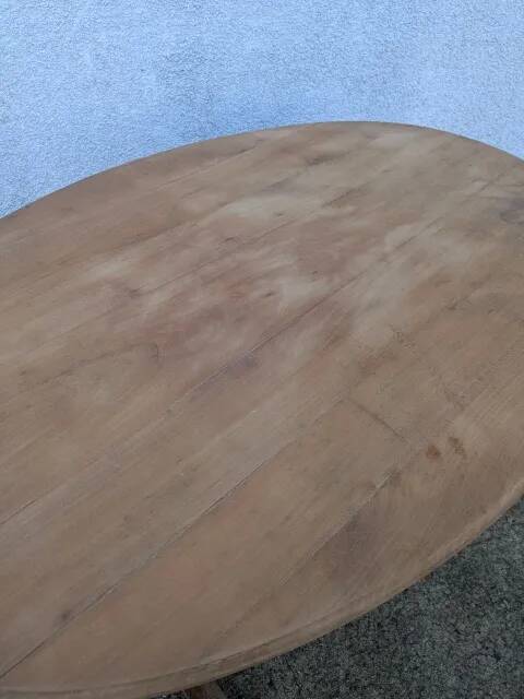 Oval table