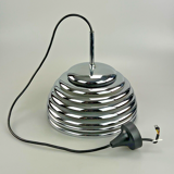 Kazuo Motozawa Saturno chrome design pendant light from the 60s
