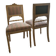 Paire de chaises Louis XVI