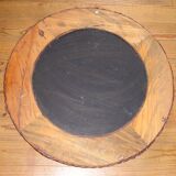 Miroir soleil en osier tressé 59cm