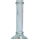 Glass candle holder