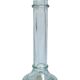 Glass candle holder