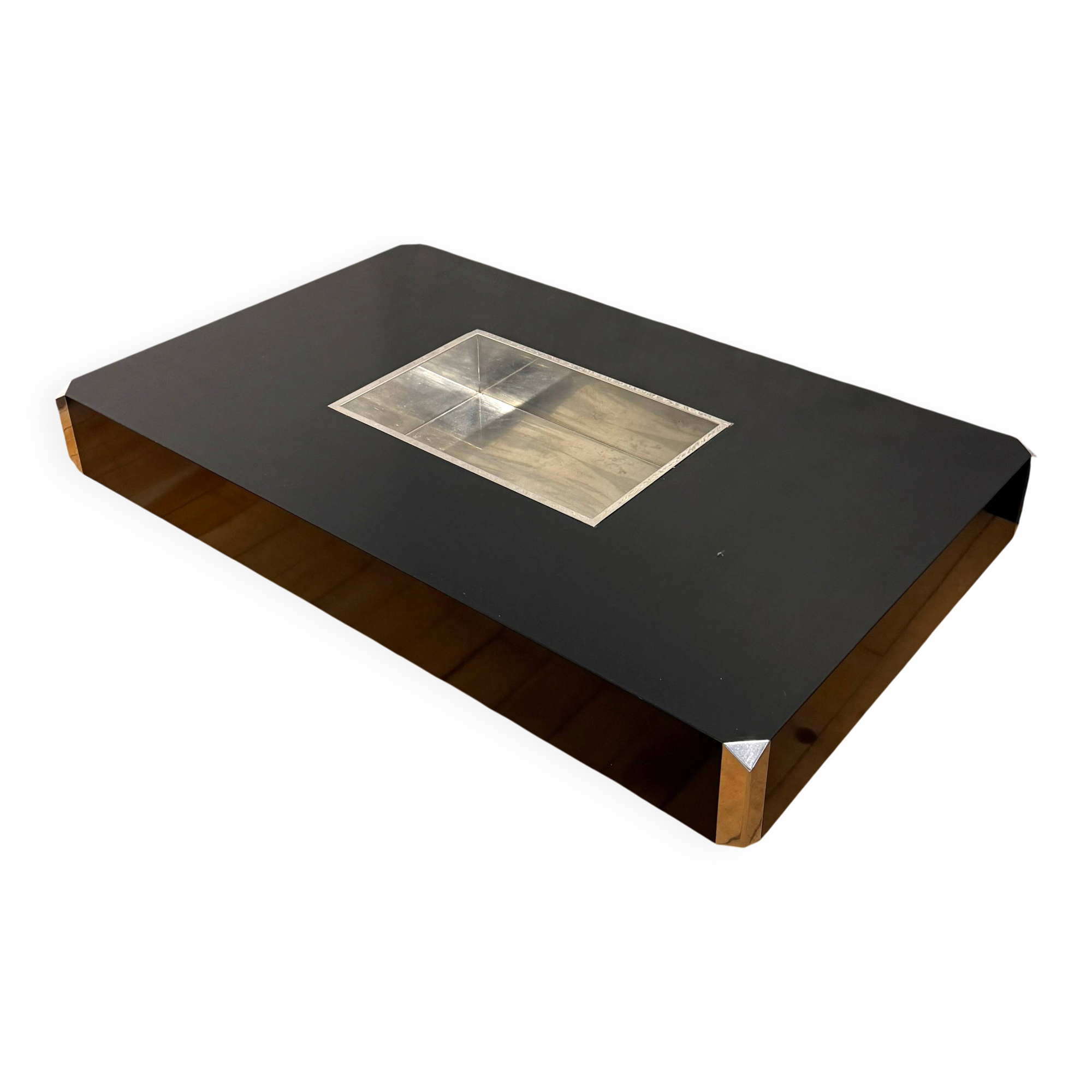 Low coffee table willy rizzo black