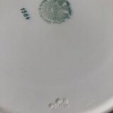 Plat creux rond ancien villeroy et boch mettlach décor floral 1584