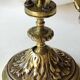 Chandelier 3 arms bronze old gold patinated