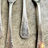 4 silver-plated forks
