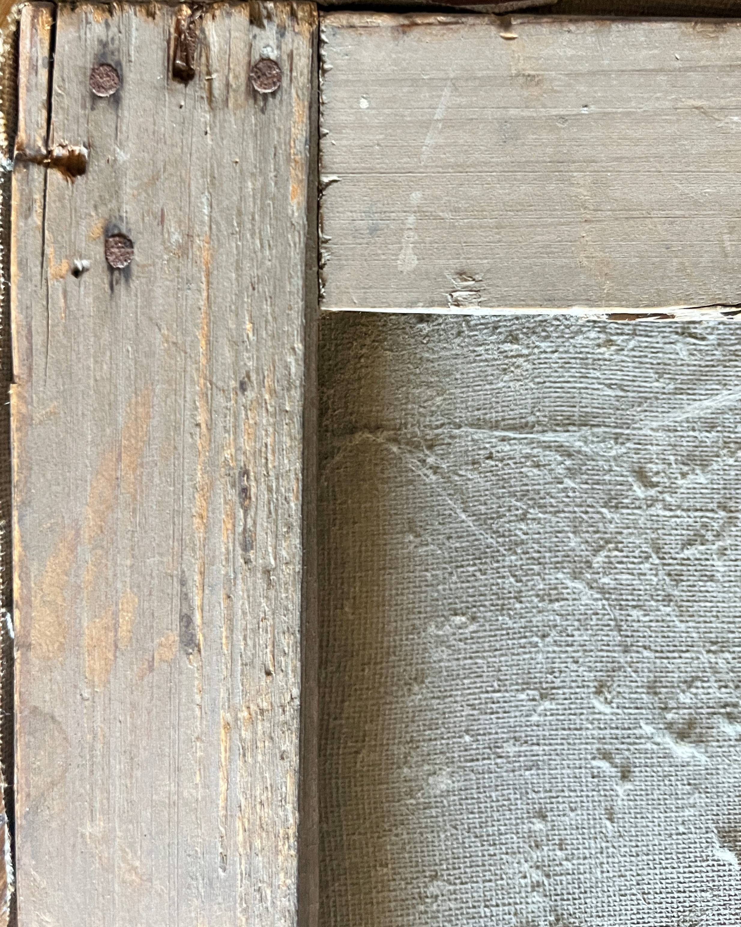 HST painting "Still life with peaches and roses" Paul Edouard Deligny (1864-