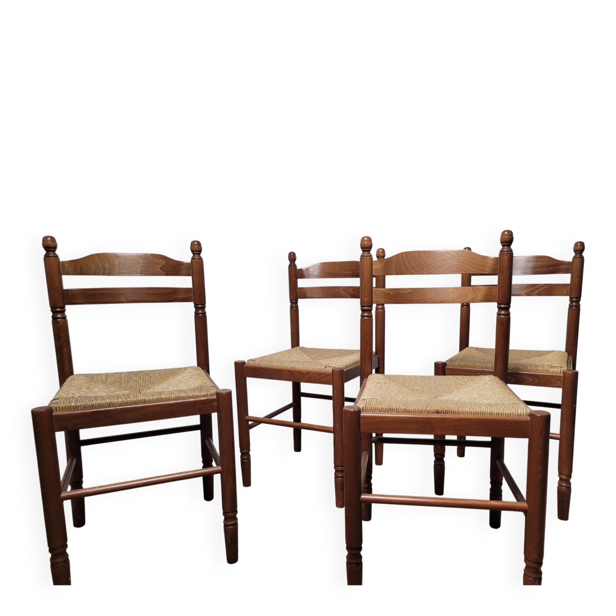 Set of 4 dining chairs