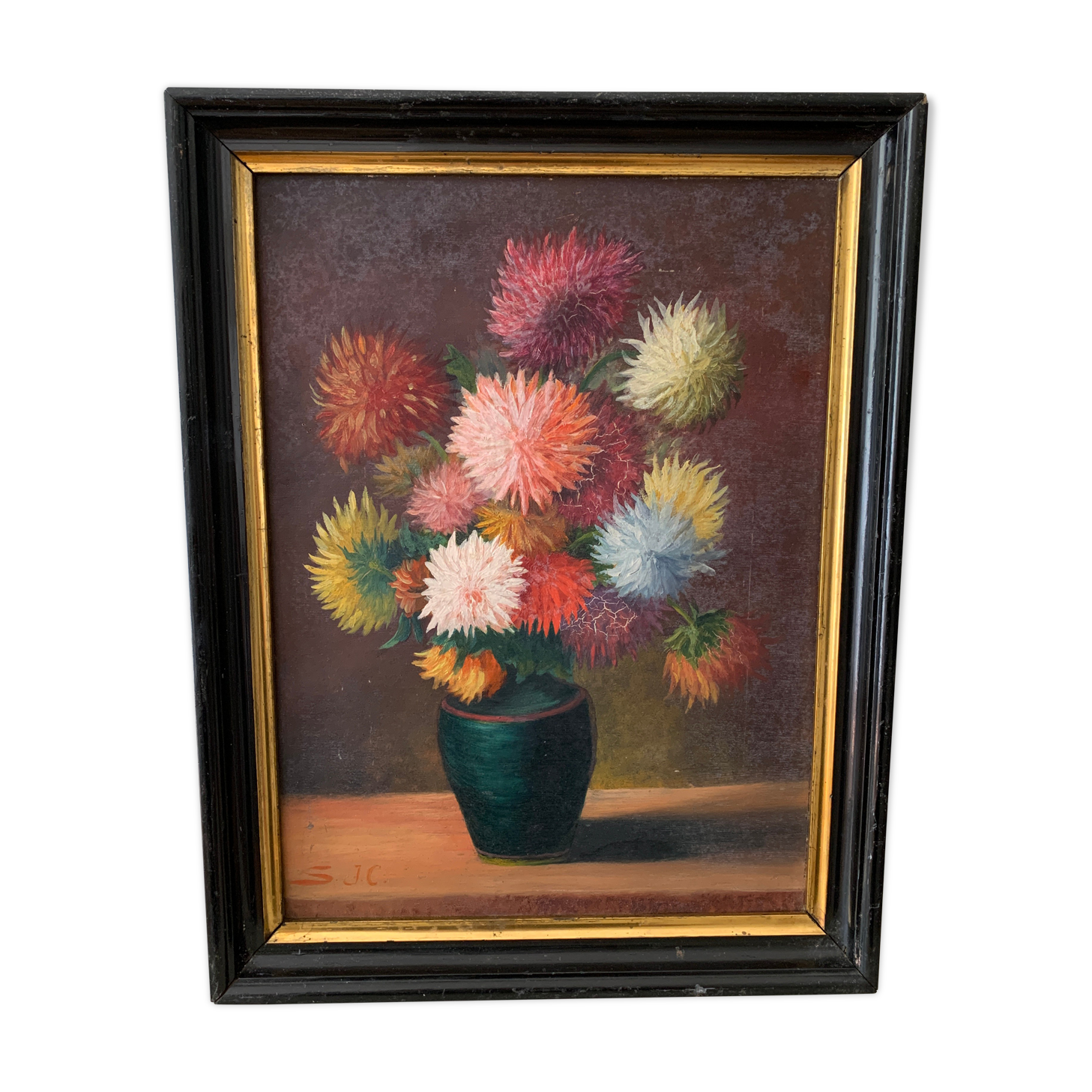 Ancient flower painting