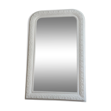 Miroir Louis Philippe at the end of the 19th century. 110x75. White.
