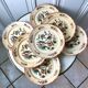 Set of 7 flat plates Villeroy & Boch model Phoenix years 50-60