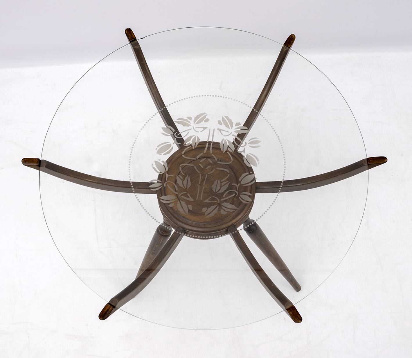 Carlo De Carli Mid-Century Modern Italian "Spider" Coffee Table, 1950