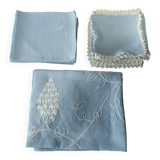 Table linen tablecloth eighteen napkins eighteen coasters
