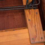 Expandable square teak dining table by Henry Walter Klein 1960