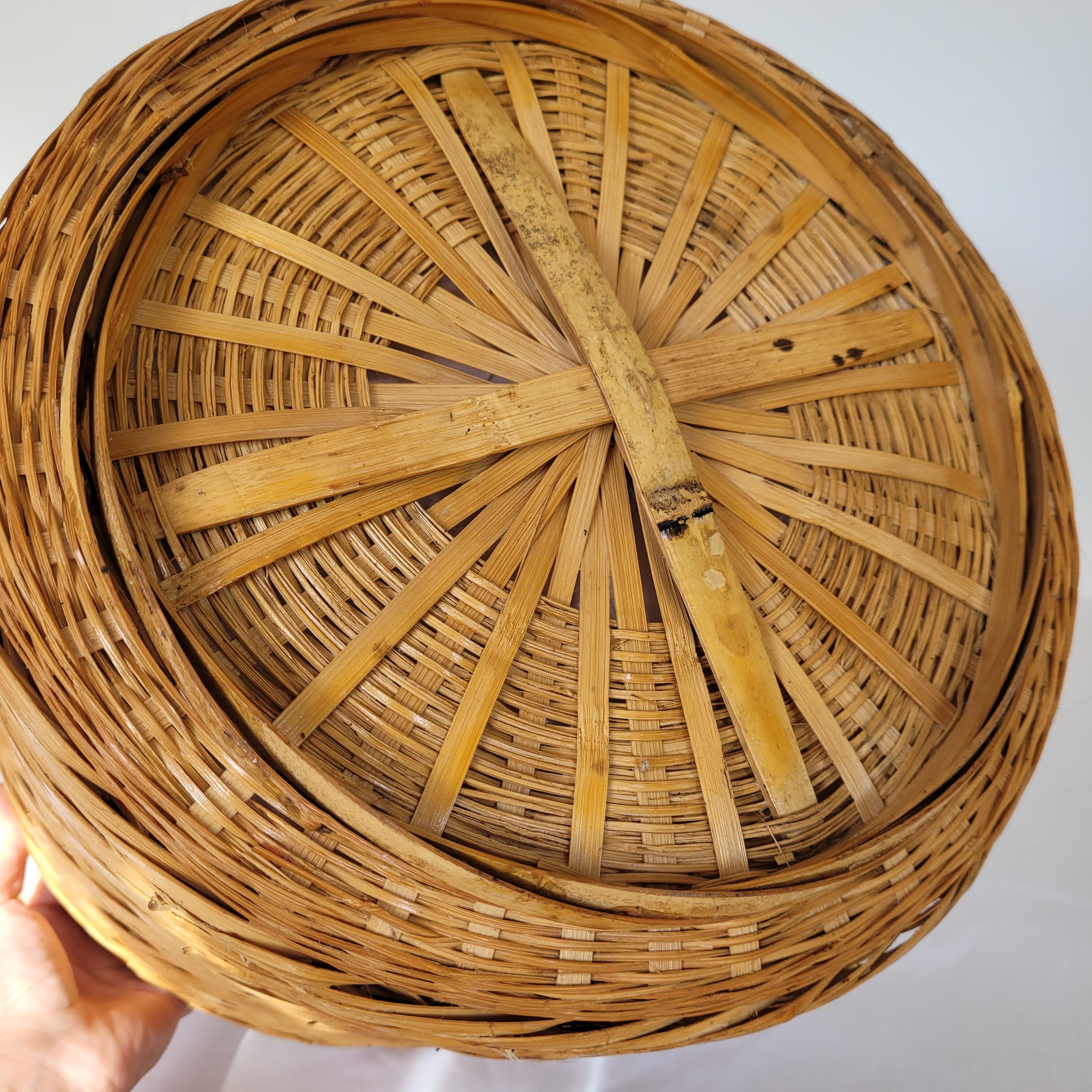 Rattan pot cover