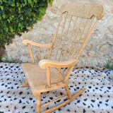 Wooden rocking chair